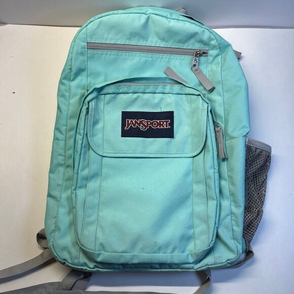 JanSport backpack Aqua (18‎ inch) - Picture 1 of 9